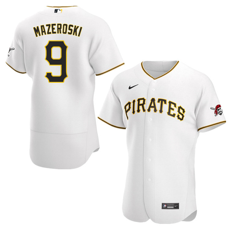 Nike Men #9 Bill Mazeroski Pittsburgh Pirates Baseball Jerseys Sale-White